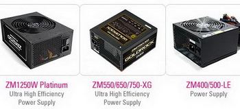 zalman Platinum, GoldRock-XG, and LE